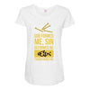 deformed jesus Maternity Scoop Neck T-shirt
