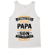 Super Cool Papa Of A Freaking Awesome Son Tank Top
