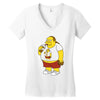 fractal comic book guy Women's V-Neck T-Shirt