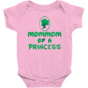 mother's day mommom of a princess Baby Onesie