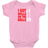 got skills on the grills apron Baby Onesie