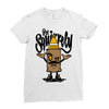 stay squirrely Ladies Fitted T-Shirt