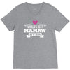 World's Best Mamaw Ever V-Neck Tee