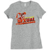 sexual tyrannosaurus Ladies Fitted T-Shirt