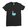 Jumping See Ladies Fitted T-Shirt