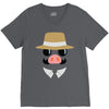 minimal porco V-Neck Tee