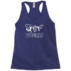 cream rock band punk Racerback Tank