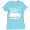 turbo braaap Ladies Fitted T-Shirt