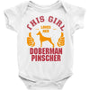 This Girl Loves Her Doberman Pinscher Baby Onesie