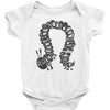 greedy caterpillar Baby Bodysuit