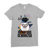 who loves miniatur schnauzer Ladies Fitted T-Shirt