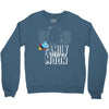 Family Trip To Moon Crewneck Sweatshirt
