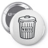 white trash Pin-back button