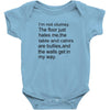 i'm not clumsy Baby Bodysuit