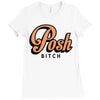 posh bitch Ladies Fitted T-Shirt