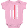 Vintage American Flag Baby Onesie