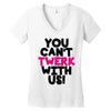 twerk Women's V-Neck T-Shirt