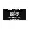 Smartass May Girl License Plate