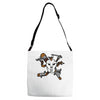 masked chaos Adjustable Strap Totes