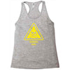 toxic hazard laboratory poison substance warning Racerback Tank