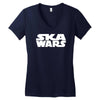 ska wars reggae dub step club music dance Women's V-Neck T-Shirt