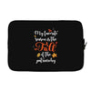 my favorite season is the fall of the patriarchy Laptop sleeve