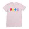chemistry shot glasses Ladies Fitted T-Shirt