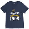 kings are born in 1998 V-Neck Tee