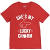 she's my lucky charm V-Neck Tee