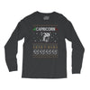 capricorn christmas ugly sweater Long Sleeve Shirts