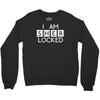 i am sher locked Crewneck Sweatshirt