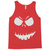 evil scary pumpkin face Tank Top