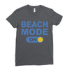 beach mode on Ladies Fitted T-Shirt