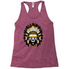 native american chief bear Racerback Tank