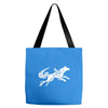okami tribute wolf ladies Tote Bags