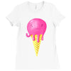 octopus icecream Ladies Fitted T-Shirt