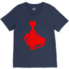 joystick game V-Neck Tee