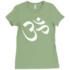 hare krishna aum Ladies Fitted T-Shirt