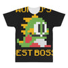 World's Best Boss Mario All Over Men's T-shirt