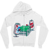 beer pong Zipper Hoodie
