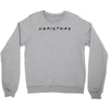 friends tv show parody christmas Crewneck Sweatshirt