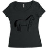 hai Women's Triblend Scoop T-shirt