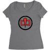 logo sword Women's Triblend Scoop T-shirt