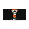 pumpkin spice latte License Plate