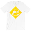 tractor crossing farmer's road warning sign T-Shirt