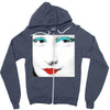 monalisa pop art Zipper Hoodie