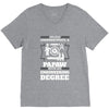 Never Underestimate A Papaw With An Engineer Degree V-Neck Tee