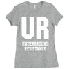 underground resistence Ladies Fitted T-Shirt