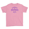 someone left paw prints on my heart Youth Tee