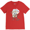 leaf cartoon V-Neck Tee